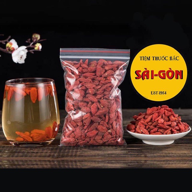 Kỷ Tử Đỏ Tây Tạng (hạt ngọt, đỏ, đẹp, to) 100g