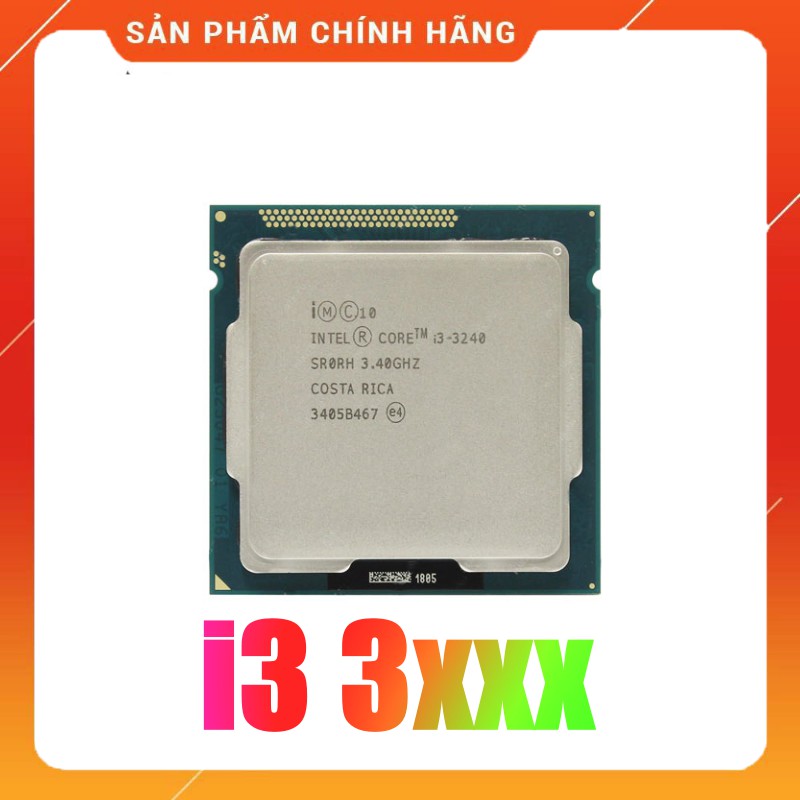 CPU I3 3xxx dùng cho H61, B75 - Hàng chính hãng