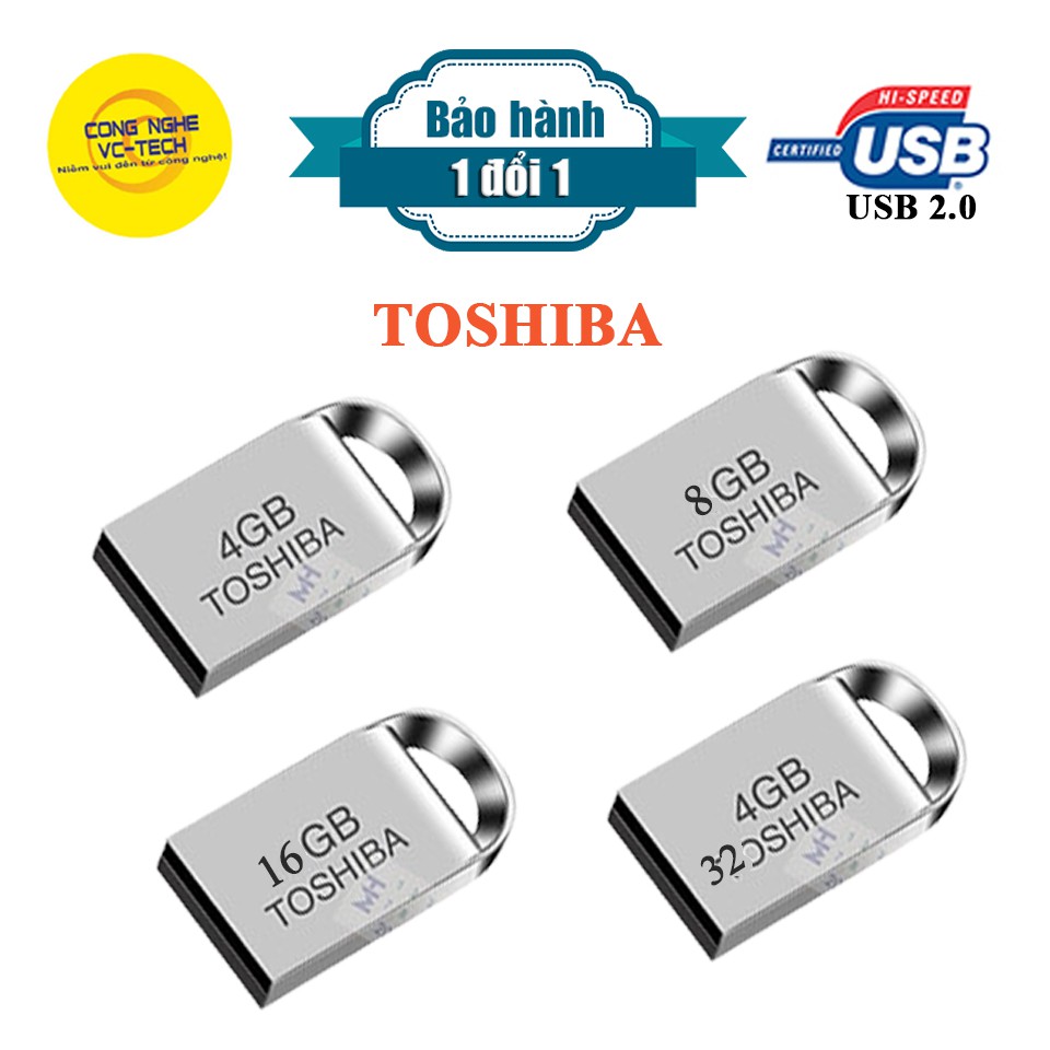 USB Toshiba 4GB/8GB/16GB/32GB mini 2.0 | Hàng chính hãng BH 12 tháng | WebRaoVat - webraovat.net.vn