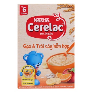 [TẶNG CHÉN ĂN DẶM KHI MUA 5 HỘP] Bột ăn dặm CERELAC NESTLE - 200g