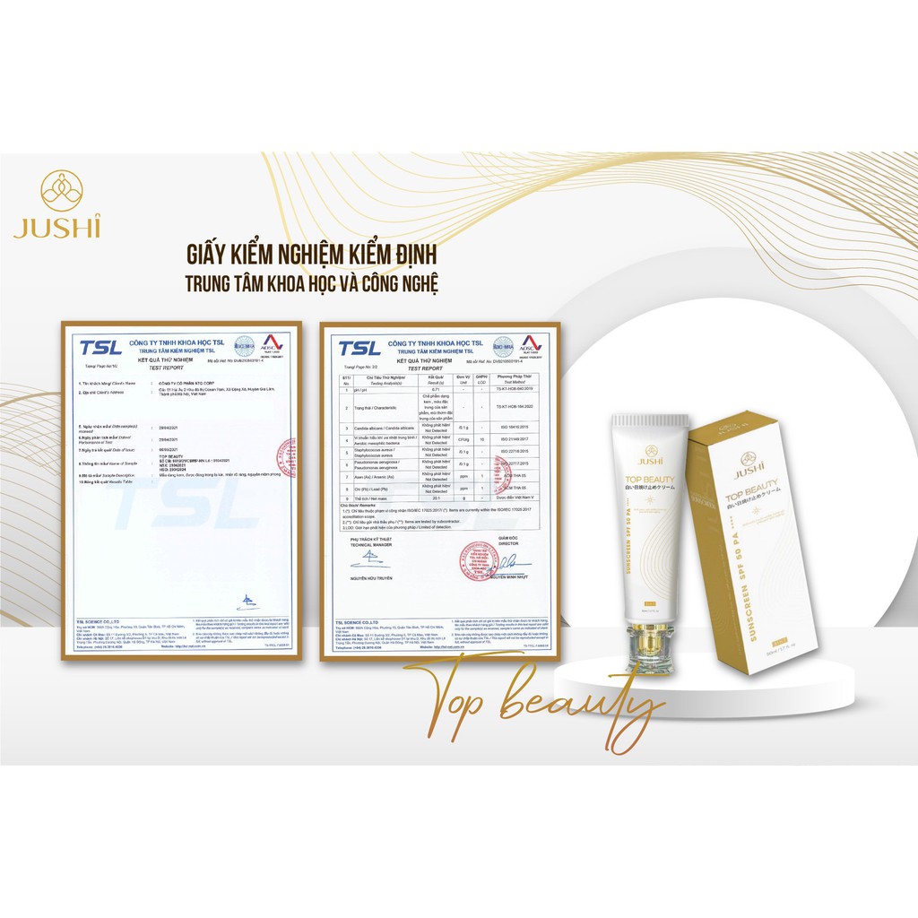 Kem Chống Nắng Top Beauty Jushi