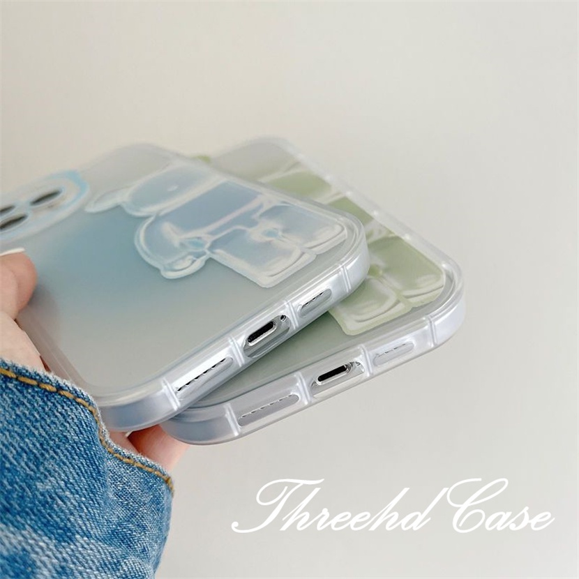 Ốp Điện Thoại Mềm Họa Tiết Gấu Hợp Thời Trang Cho iPhone 14 13 12 11 Pro Max SE2020 X XR Xs Max 7 8 Plus