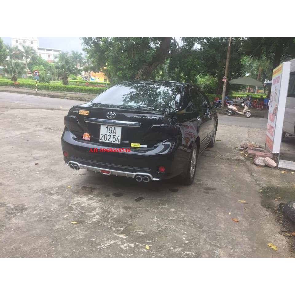 Lippo, Lip Chia Pô,Ốp Cản Sau Cho xe Toyota Altis Hàng Cao Cấp Loại 1