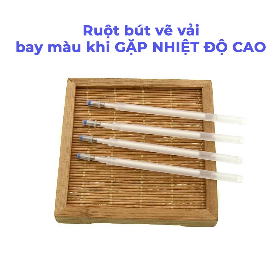 Ruột bút vẽ vải bay màu khi GẶP NHIỆT ĐỘ CAO, nhiều màu sắc dễ dàng sử dụng