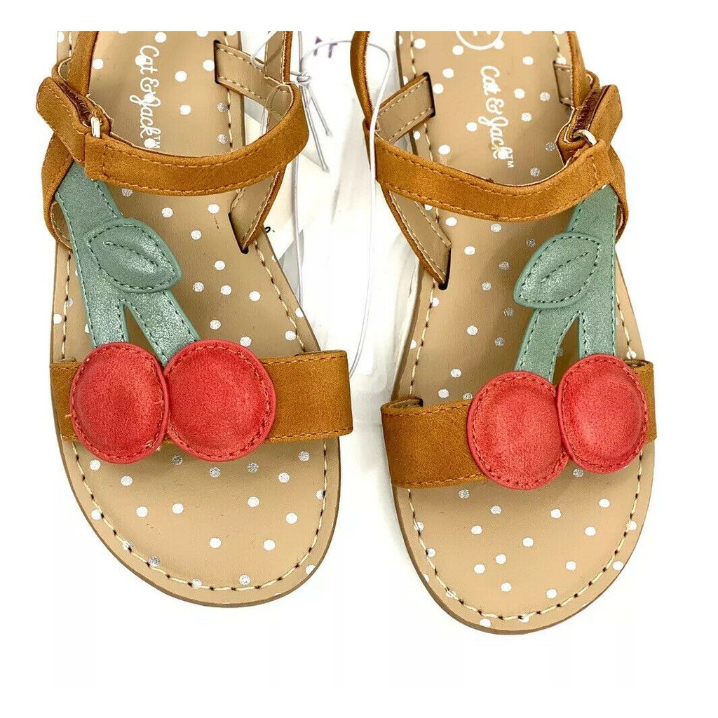 Giày sandal cherry Cat&Jack cho bé gái 1-6T S110