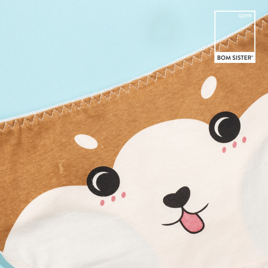  Quần Lót Cotton Pha Lưng Vừa Hoạ Tiết Thú Dễ Thương BOM SISTER Q2919 | BigBuy360 - bigbuy360.vn