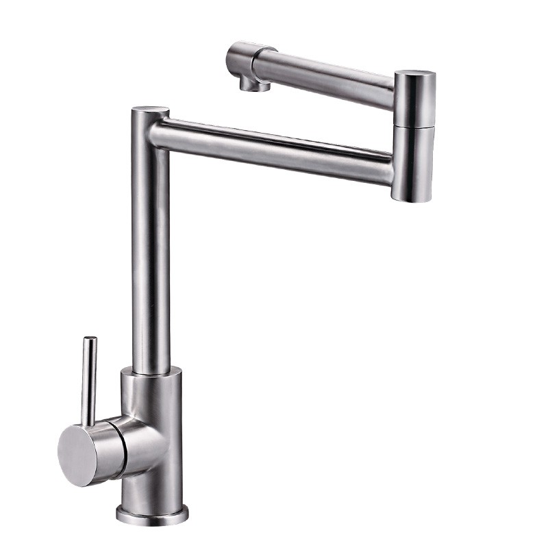 Vòi Nước Nóng Lạnh Bằng Thép Không Gỉ 304 Xoay 360 Độ