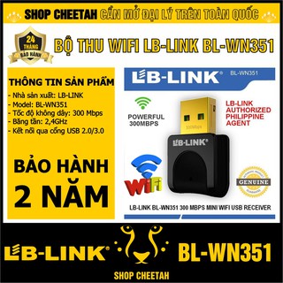 Mua Bộ thu Wifi LB-LINK BL-WN351 – CHÍNH HÃNG – Bảo hành 24 tháng – Tốc độ truyền tải không dây 300Mbps