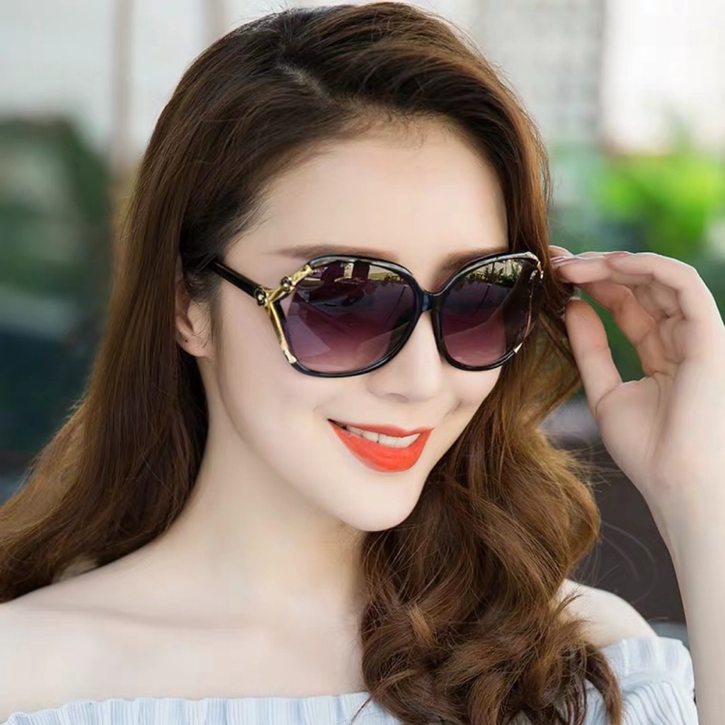 Kính mát râm nữ chính hãng D-ZINER KI029 thời trang chống tia UV chất liệu nhựa cao cấp