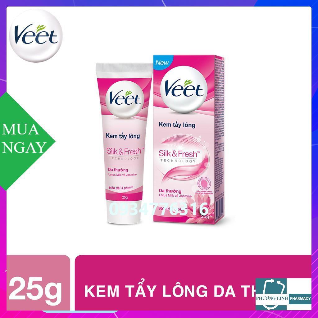 Kem tẩy lông cho da thường Veet Silk Fresh 50g