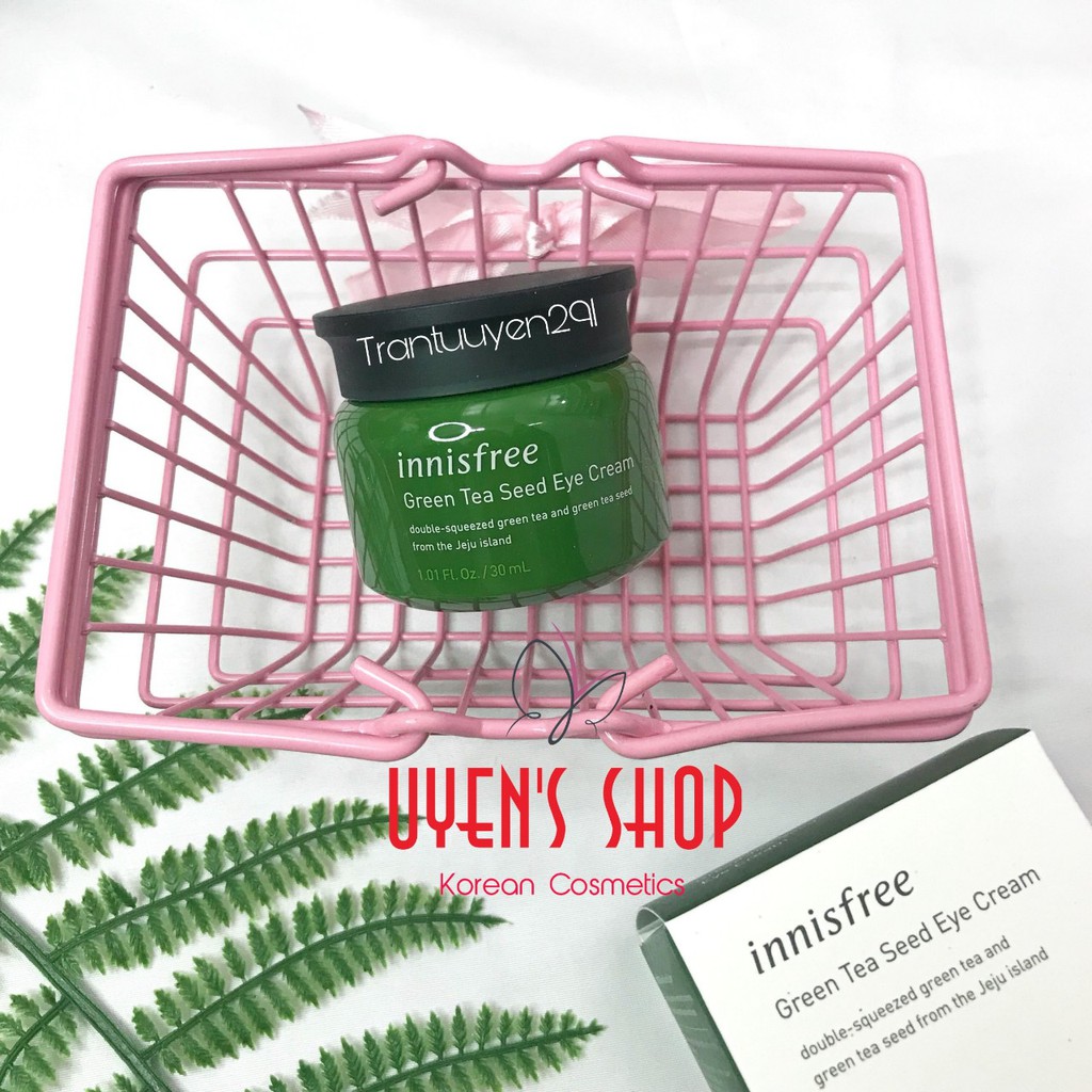 Kem dưỡng mắt trà xanh Innisfree Green Tea Seed Eye Cream 30Ml