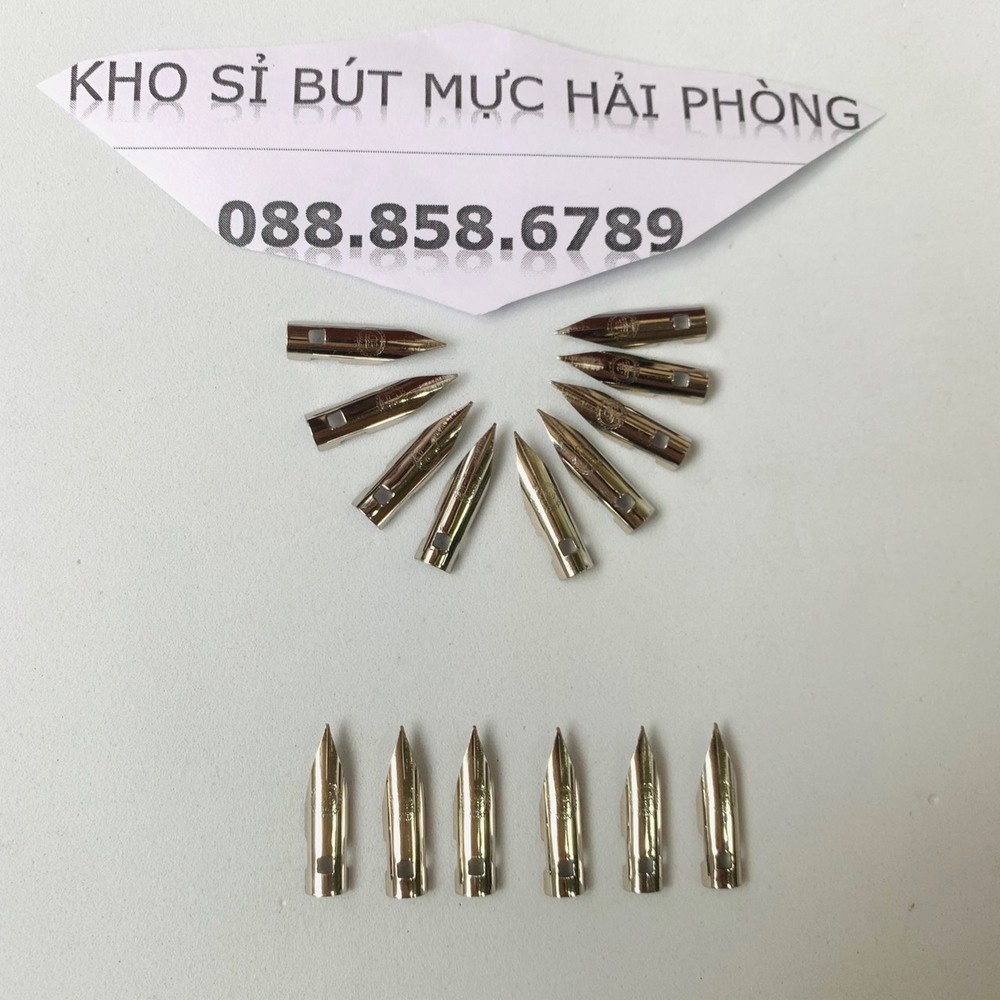Ngòi tam giác trắng - 01 mài thanh đậm. ( thợ mài thủ công chính hãng ánh dương )