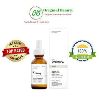 [Mẫu mới nhất][Date mới][Bill Anh] The Ordinary tinh chất chống lão hoá Retinol 1% in Squalane