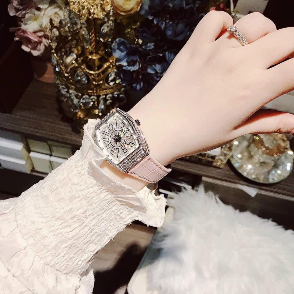 ĐỒNG HỒ NỮ MOBANGTUO 5854 NẠM ĐÁ - SIZE 34MM