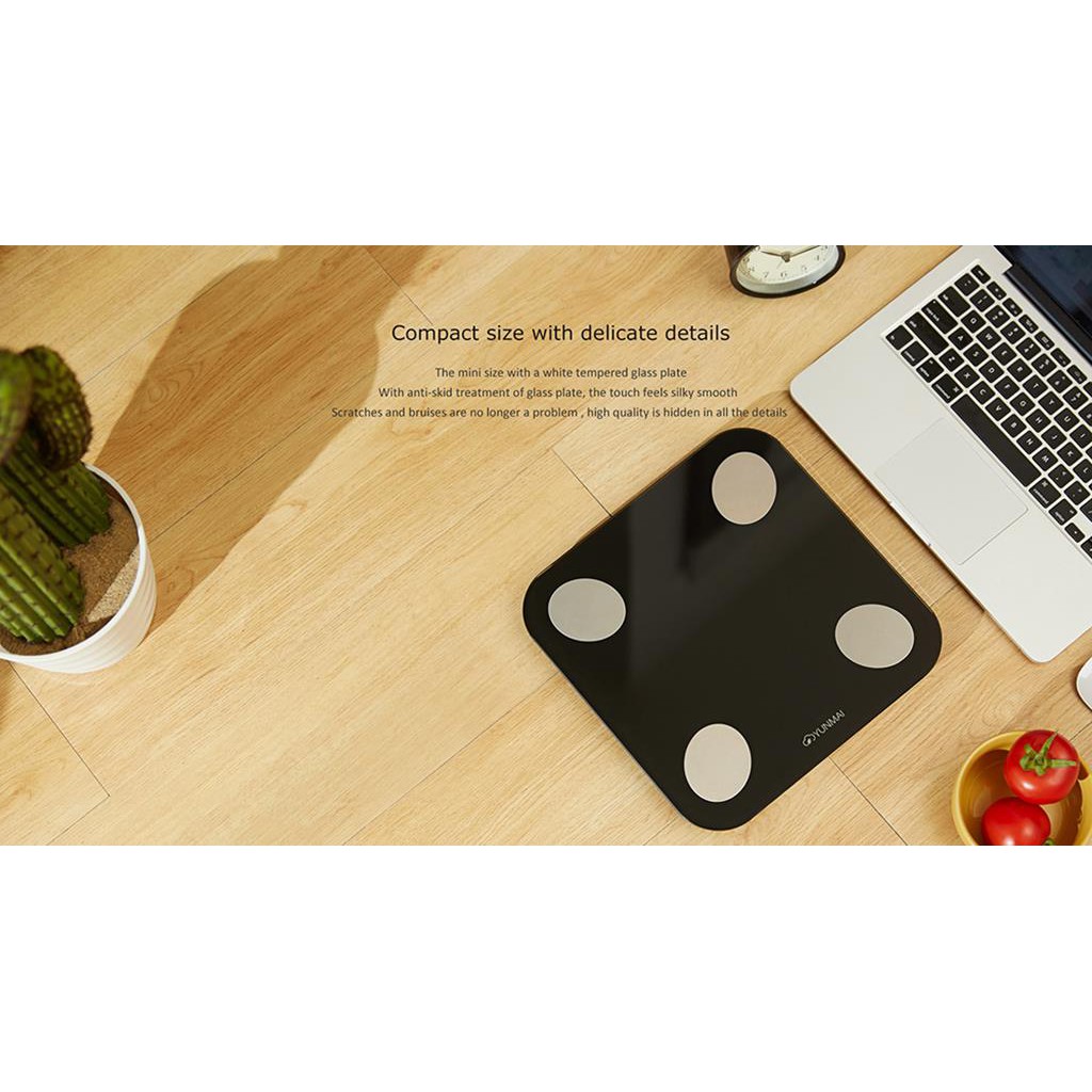 CÂN THÔNG MINH XIAOMI YUNMAI MINI 2 -Cân thông minh Xiaomi Smart Scale tặng kèm đèn led usb -dc3727