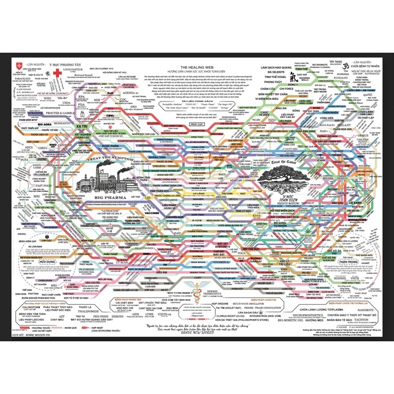 Poster The Healing Web (Tiếng Việt)