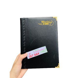 Sổ Bìa Da CK Dày Kẻ Ngang (200 trang)
