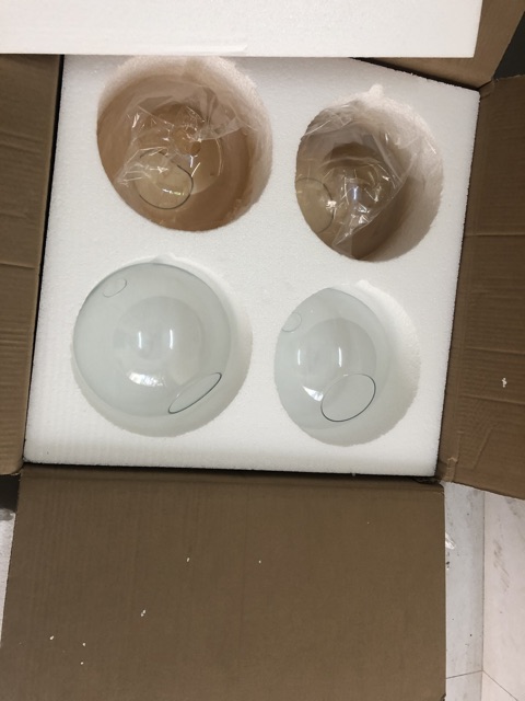 Đèn thả cầu thủy tinh màu trong, vàng Ø200 hoặc Ø250