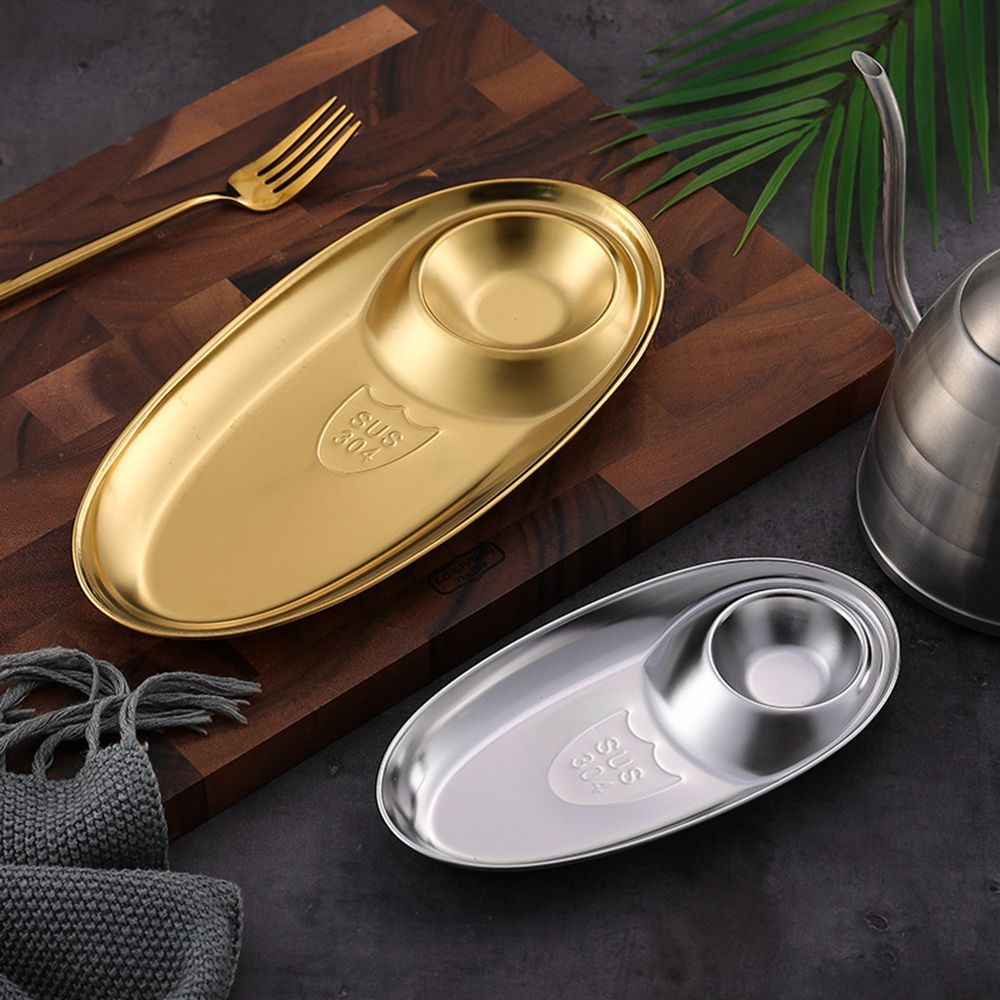 Epoch Đĩa Đựng Nước Chấm / Sushi / Nước Chấm Bằng Thép Không Gỉ 304 Nhiều Màu Sắc