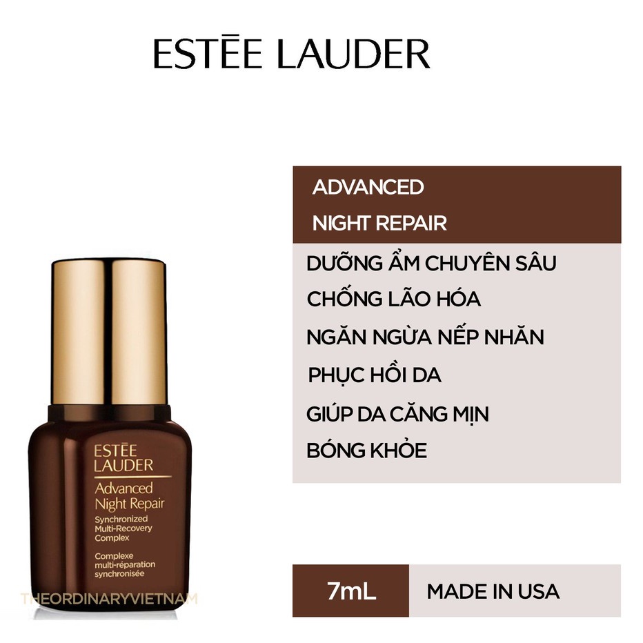 Estee Lauder Serum Advanced Night Repair 7ml - 15ml tinh chất phục hồi tái tạo