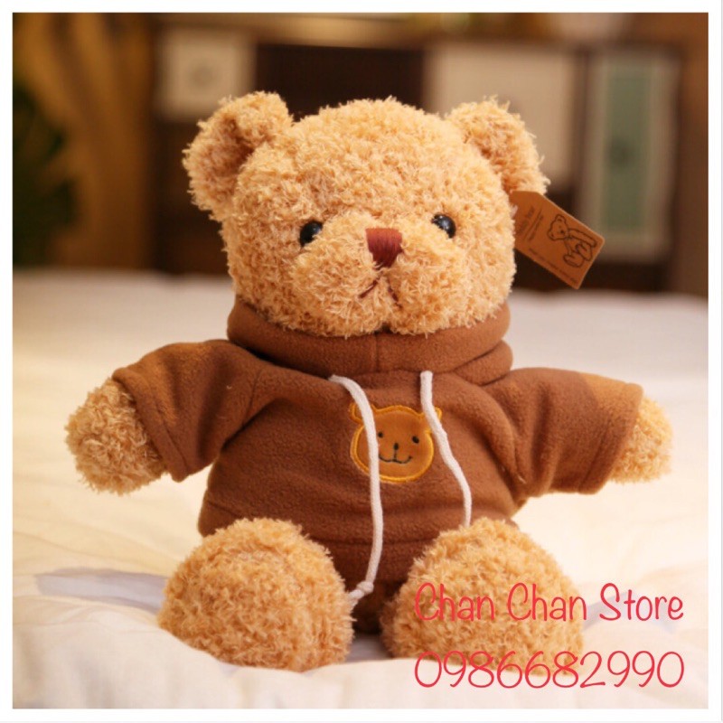 Gấu bông Teddy mặc áo 30cm Mềm mịn cao cấp