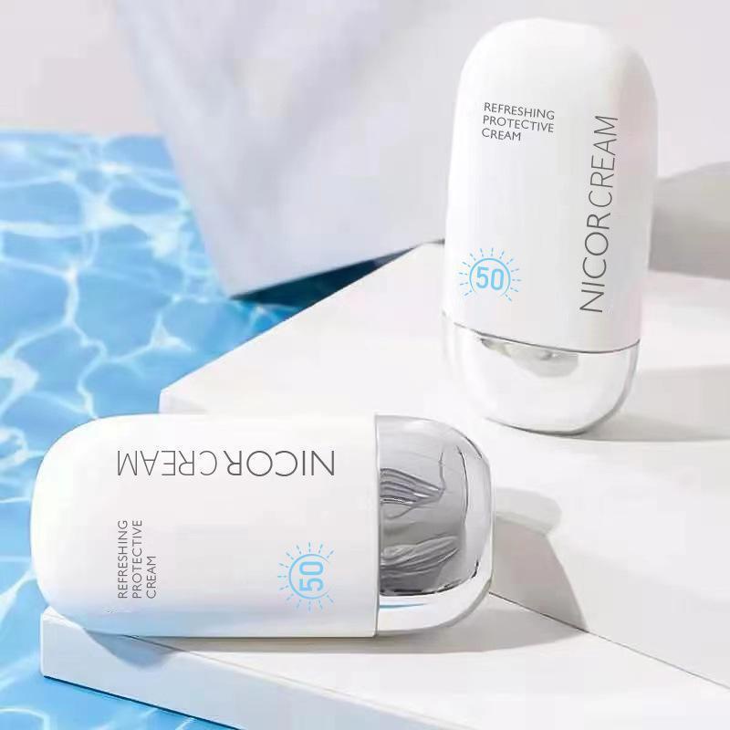 50x sunscreen brand UV protection female students isolation sun protection in one waterproof sweat protection lasting whitening and moisturizing