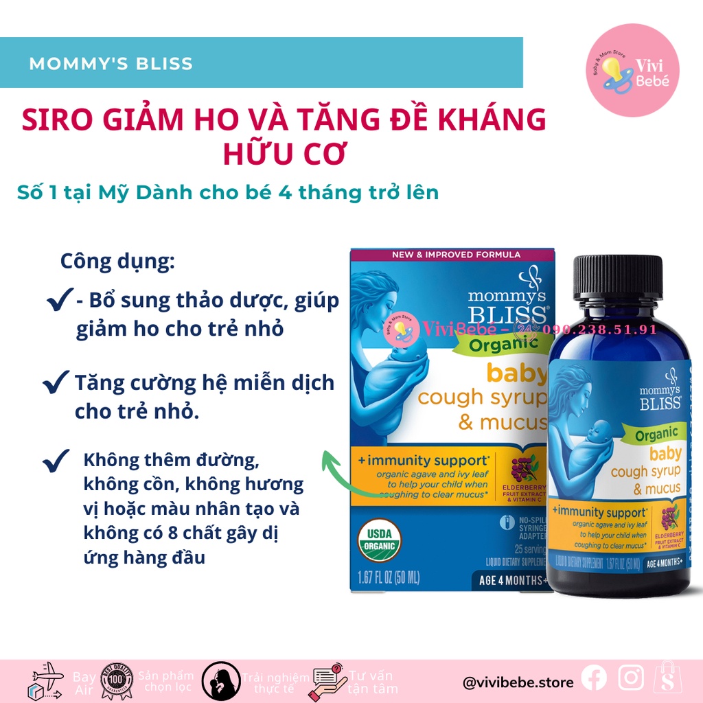 Siro Giảm Ho Và Tăng Đề Kháng Cho Trẻ 4 Tháng Tuổi Trở Lên