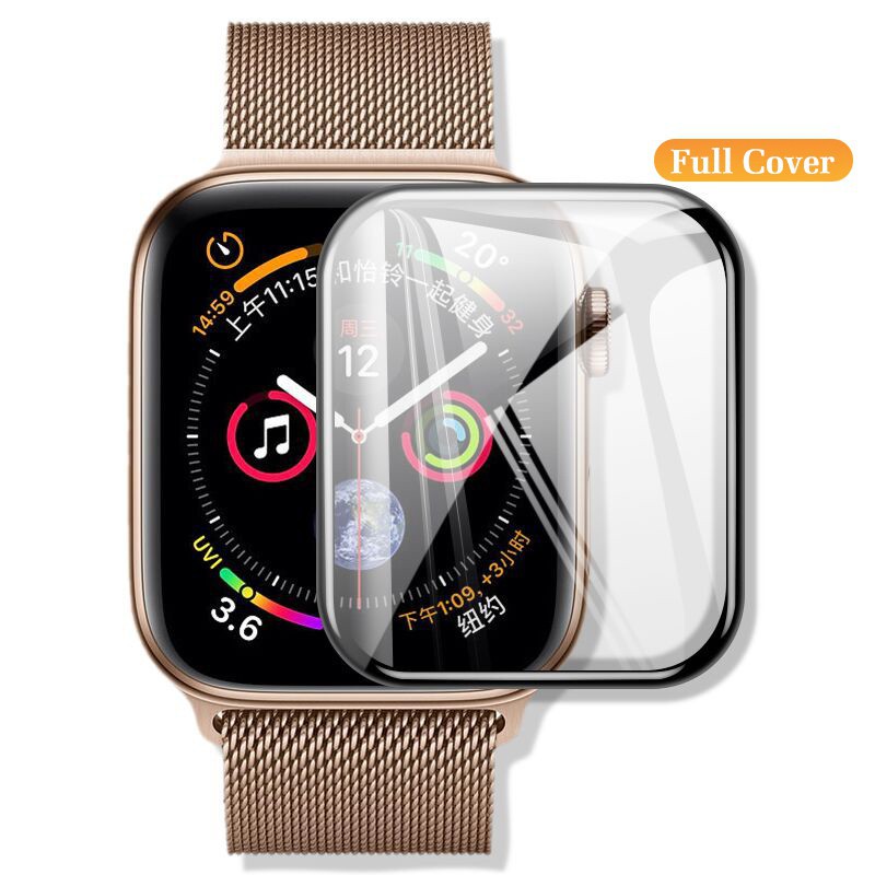 Kính cường lực bảo vệ màn hình đồng hồ Apple Watch 38 40 42 44 mm series 6 se 5 4 3 2 1