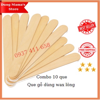Combo 30 que gỗ wax lông