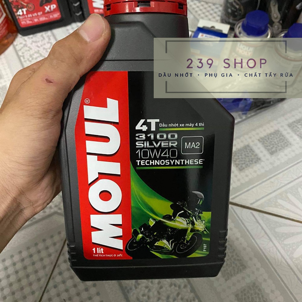 Nhớt xe số cao cấp Motul 3100 Silver 1 Lít