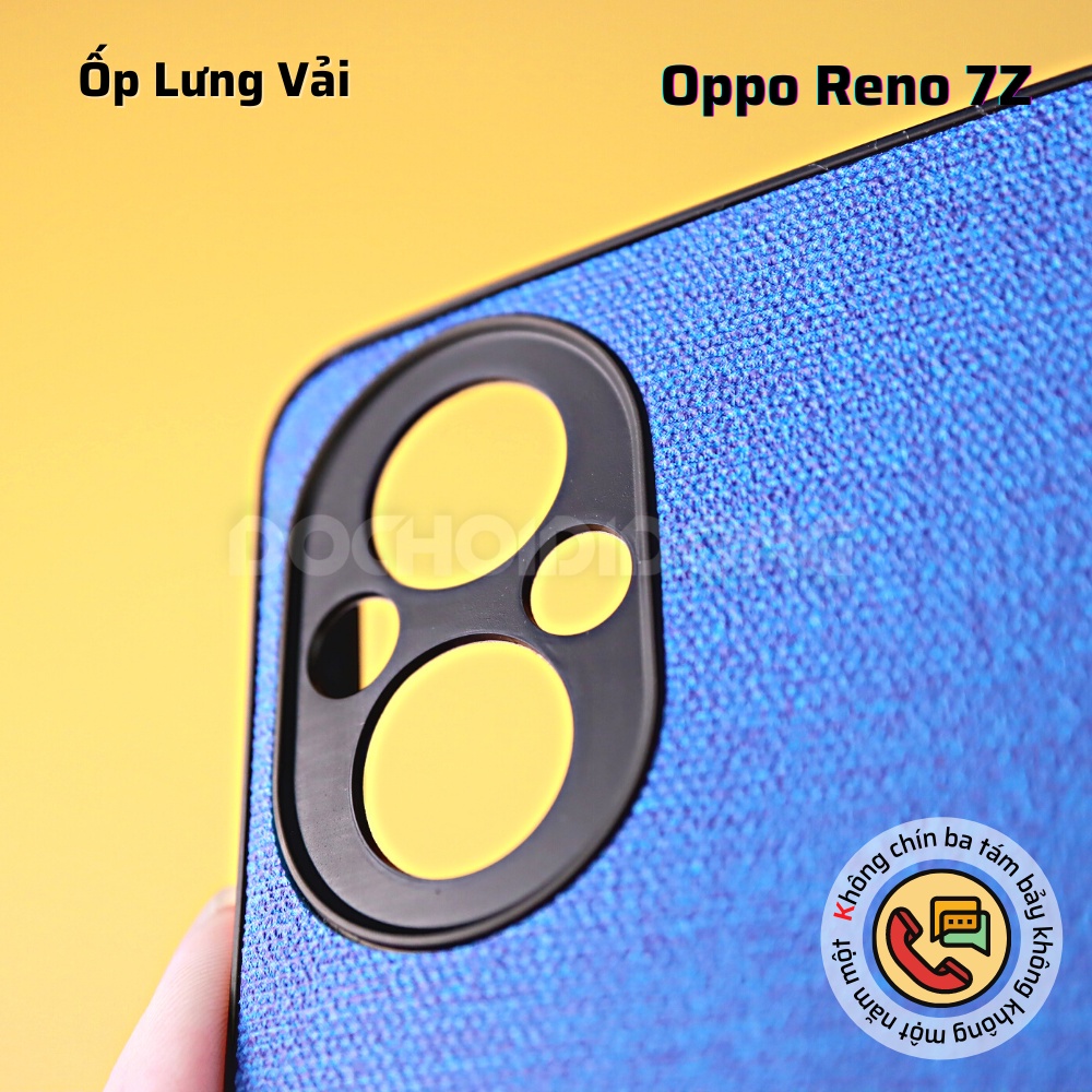 Ốp Lưng Vân Vải Oppo Reno 7z
