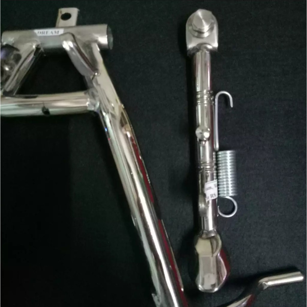 Bộ chống đứng và chống nghiêng Inox xe dream cao