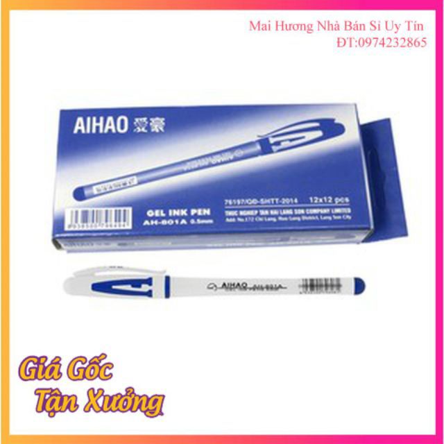 Hộp 12 Bút gel chữ A ngòi 0,5mm