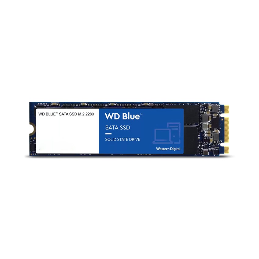 Ổ cứng SSD WD Blue 500GB M.2 SATA III (Đọc 560MB/s - Ghi 530MB/s)