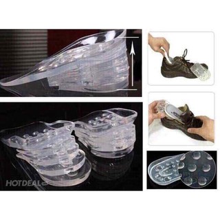 Bộ 10 miếng lót đế giày silicon tăng chiều cao