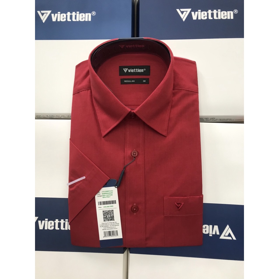 Áo sơ mi ngắn tay hiệu việt tiến giá mác | BigBuy360 - bigbuy360.vn