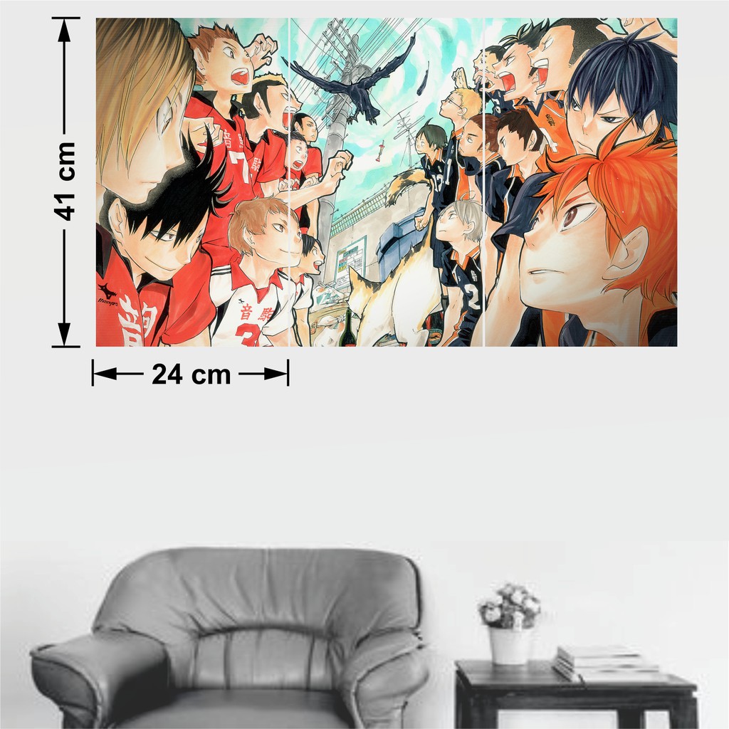 Poster Decal Vua Bóng Chuyền Haikyuu By AnimeX