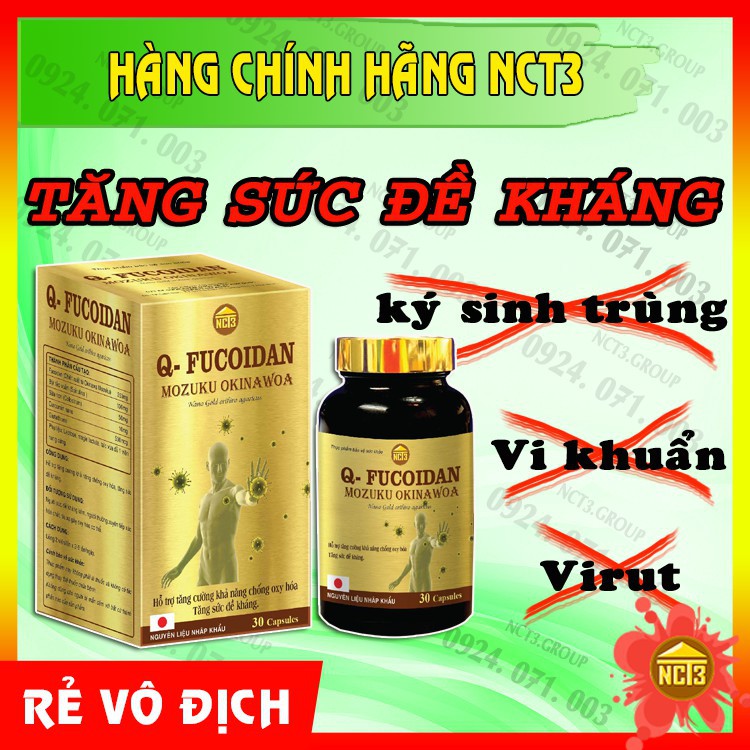 Tăng cường sức đề kháng  Q-FUCOIDAN ( Hàng chính hãng NCT3 )