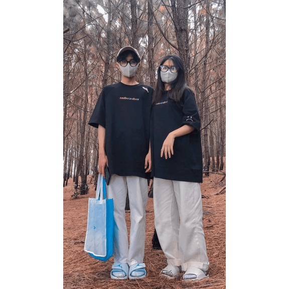 Áo thun Unisex nam nữ tay lỡ form rộng sadboizvibes 7 màu size 40-75kg vải cotton xịn dày co dãn 4 chiều GL17