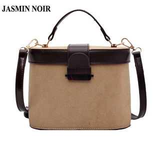 Túi đeo chéo jasmin noir bằng da pu dây đeo có thể điều chỉnh hợp thời trang