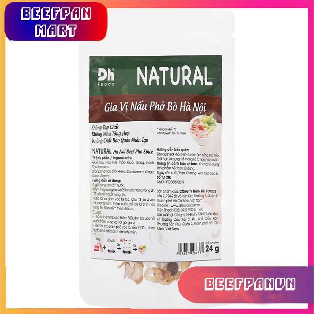 { SALE221 } [FREESHIP]Gia vị nấu phở bò Hà Nội DH Food Natural gói 24g| TẶNG MÃ GIẢM GIÁ| GIA VỊ NẤU ĂN| GIA VỊ NÊM|GIA 