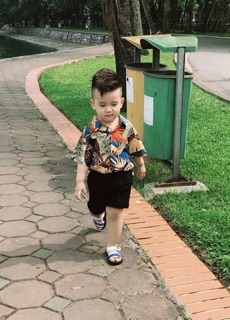 Set bộ công tử hoa lá