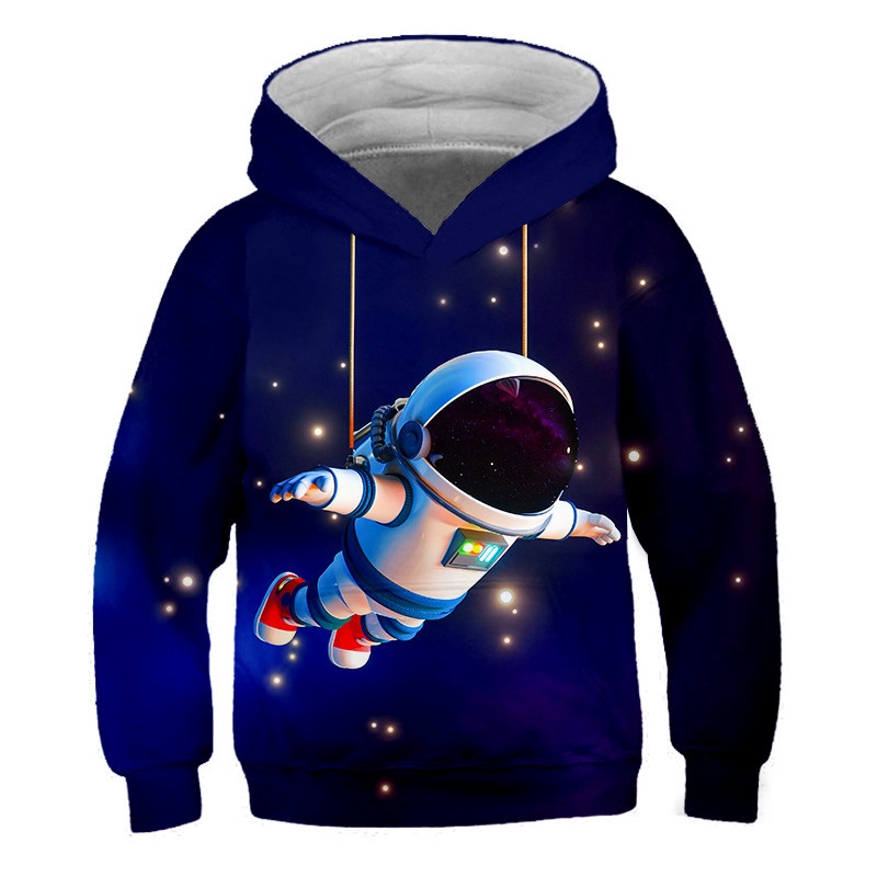 Áo Hoodie In Hình Phi Hành Gia Chuột Mickey Thời Trang Mùa Thu Cho Bé