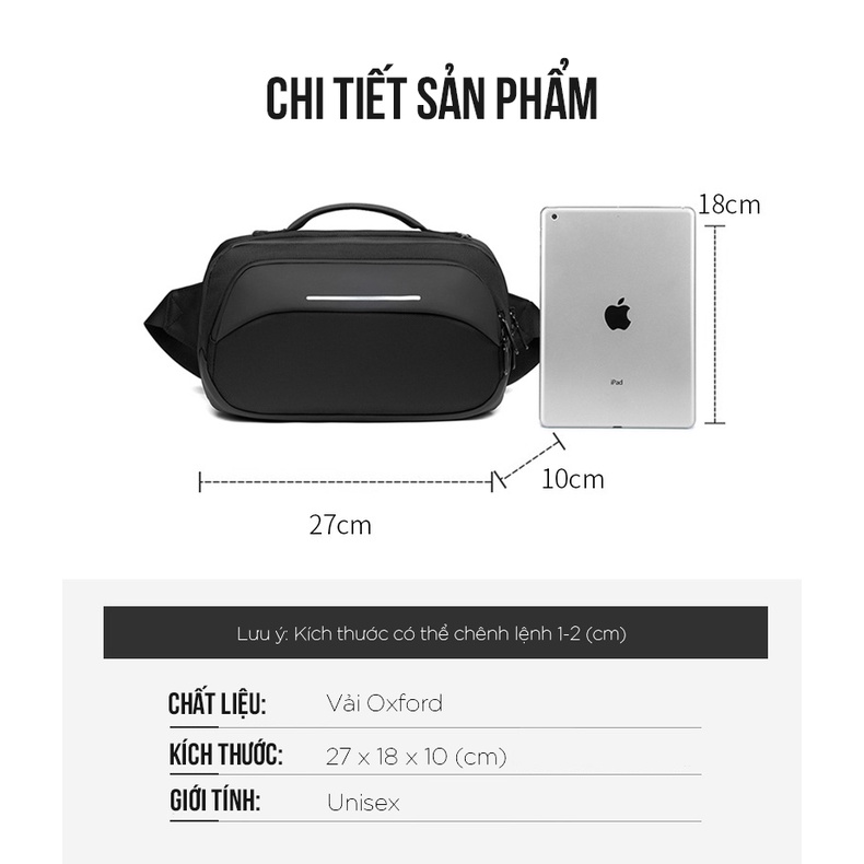 ZÓNG® Túi Đeo Chéo/ Đeo Hông OZUKO 9551