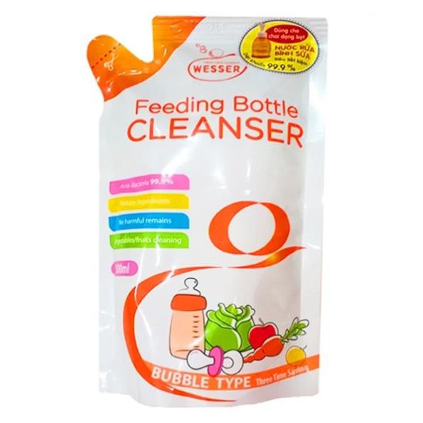 Nước rửa bình sữa Wesser gói 500ml