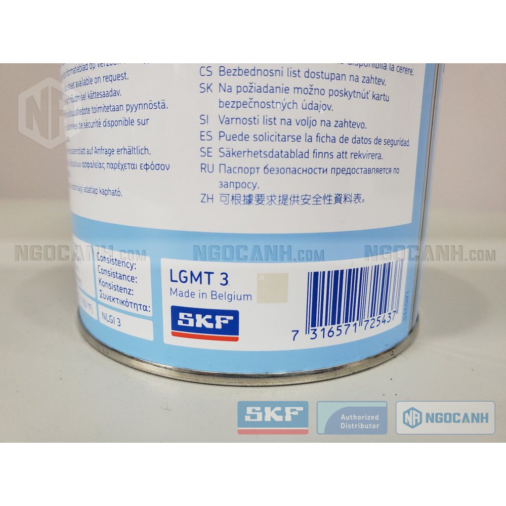 SKF LGMT 3/0.5 Mỡ bò đa năng có độ đậm đặc cao