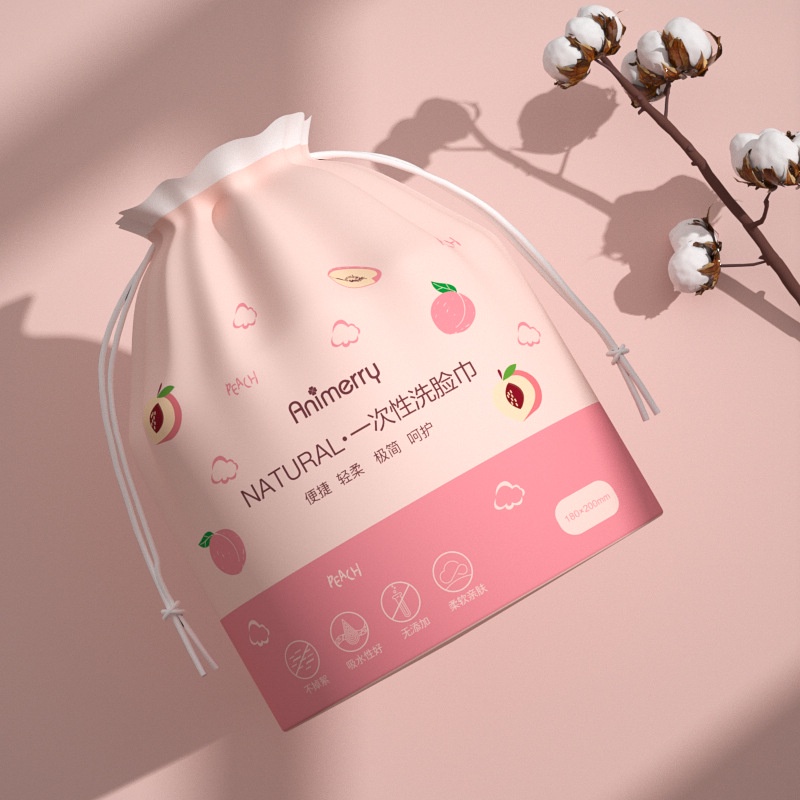 Cuộn Khăn Giấy Ướt Và Khô Bằng cotton Mềm Dùng Một Lần Để Tẩy Trang Mặt