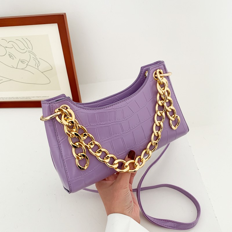 [NEW] TúI Kẹp Nách Kết Hợp Đeo Chéo Dây Xích Trẻ Trung X841