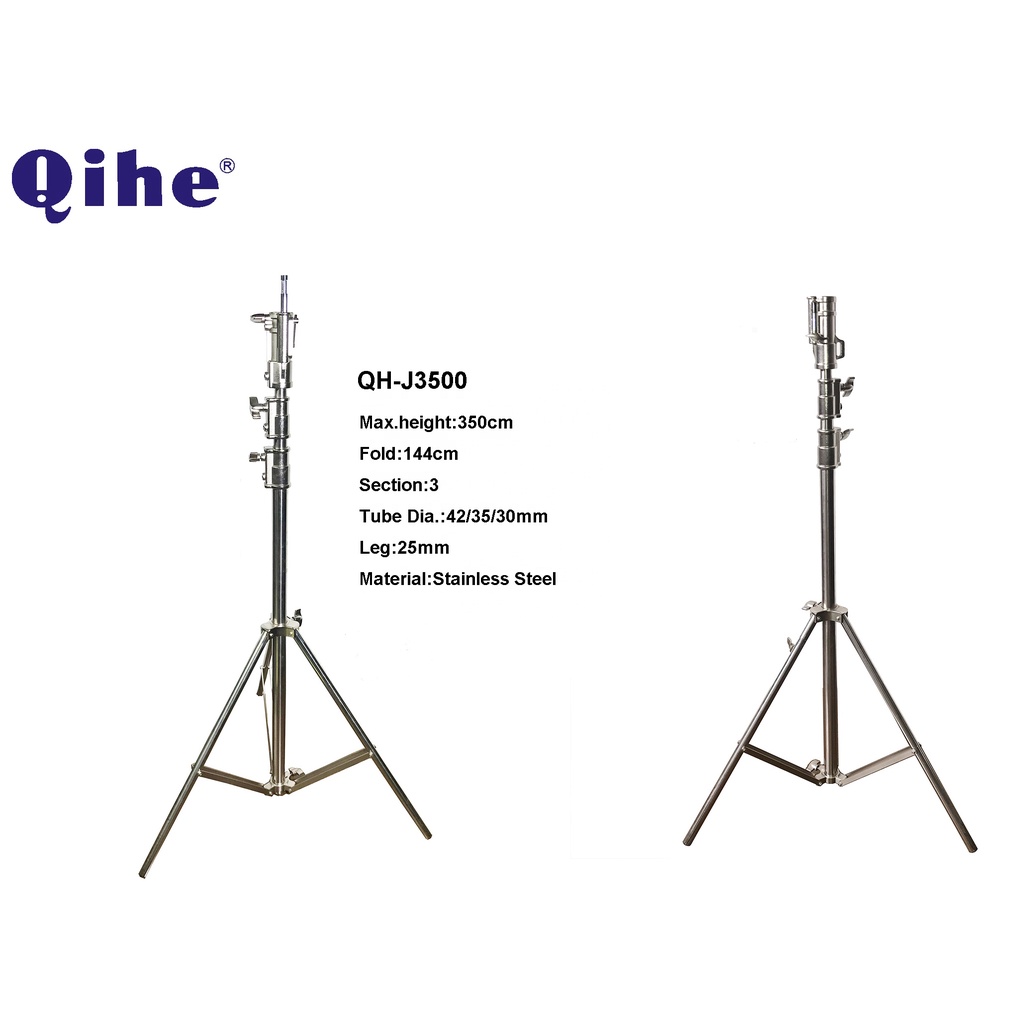 Chân Đèn Inox Qihe J3500 tải 20kg