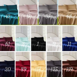 Drap Giường Ga Giường Lẻ Phi Lụa Mát Mịn - Đen - Sỉ Ga Phi Lụa